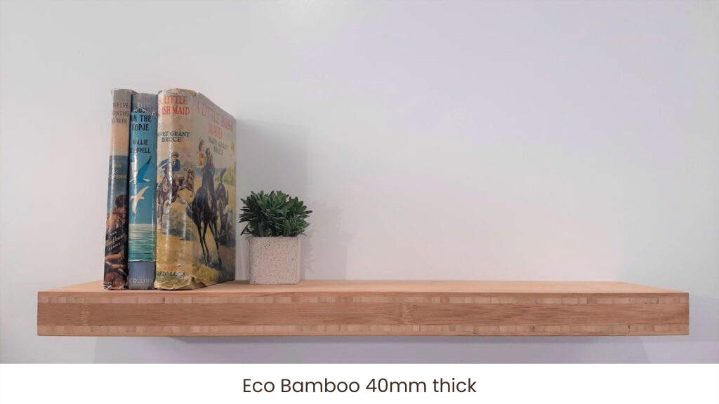 Floating Shelves - Eco Bamboo 40mm thick